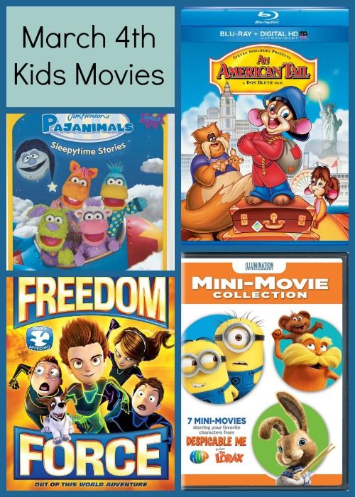 March Releases Movies for Kids & Families on DVD